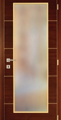 W10/G üveges ajtó wenge-juhar